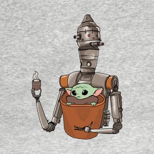 Tea Loving Robot T-Shirt